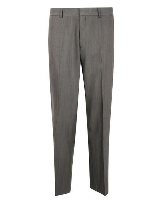 メンズ Paul Smith プリーツディテール パンツ Gray
