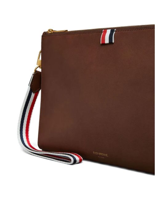 Thom Browne Brown Medium Document Holder for men
