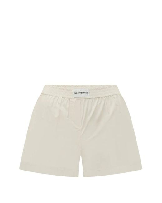 Pantalones Cortos Estilo Bóxer Des Phemmes de color White