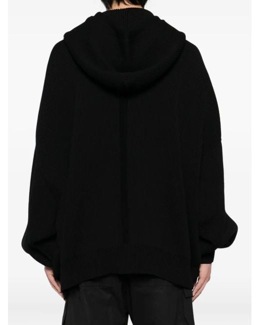 メンズ Rick Owens Hun パーカー Black