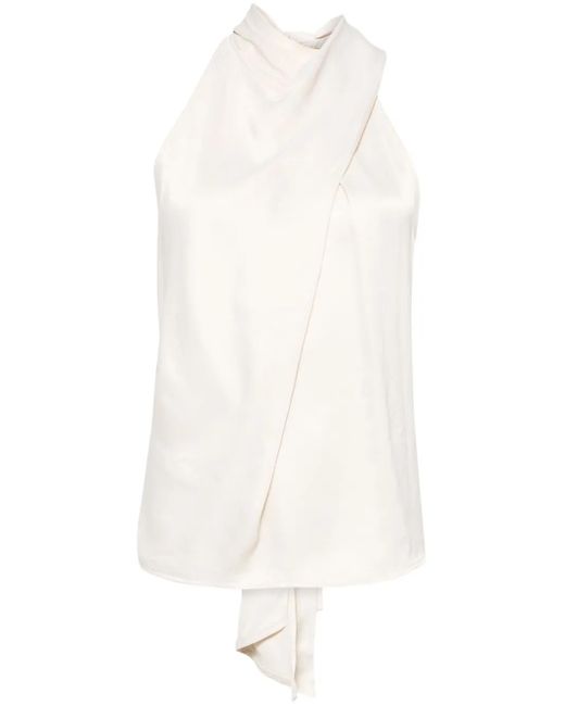 Marques'Almeida Top Met Halternek in het White