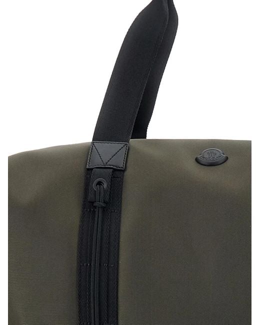 Moncler Black Double-Zip Top-Handle Holdall for men