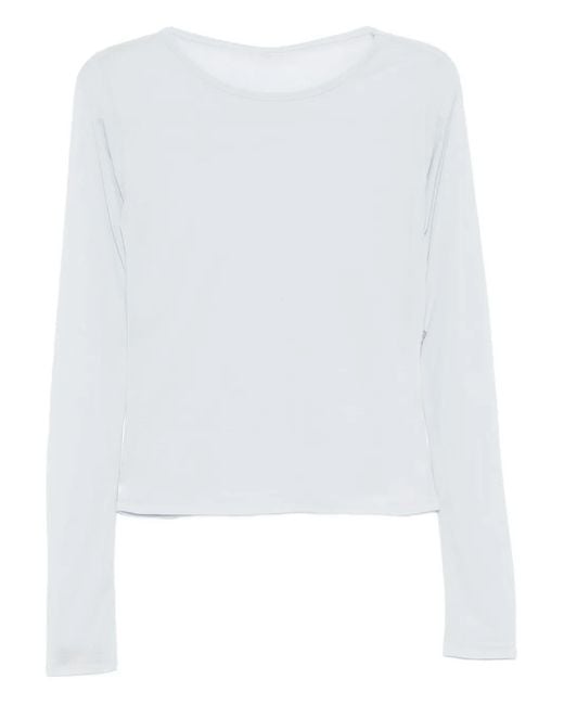 To b. by agnès b. White Sheer Top