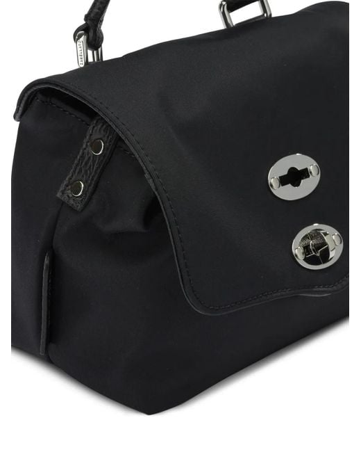 Zanellato Black Baby Postina Tote Bag