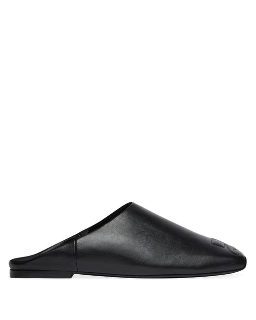 Courreges Black Heritage Mules