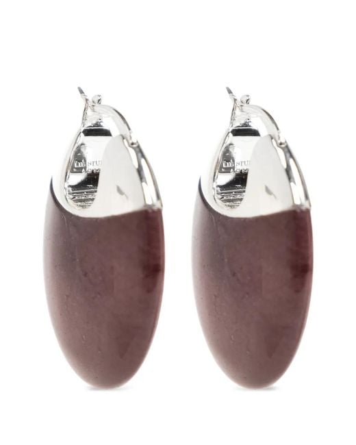 LIE STUDIO White Boucles D'Oreilles Erin
