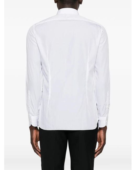Truzzi White Long-Sleeve Shirt for men