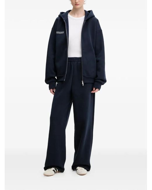 PANGAIA Blue Elasticated Track Pants