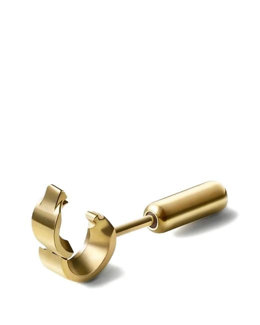 Shihara Natural Node Circle-Shaped Stud
