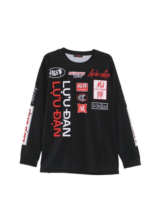 LỰU ĐẠN Black Sweat À Imprimé Graphique for men