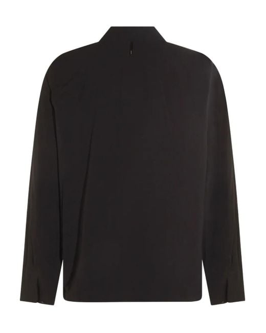 Arc'teryx Black Button-Up Shirt Jacket for men