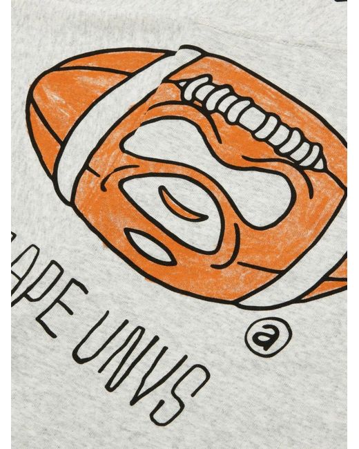 Aape By A Bathing Ape White Cotton T-Shirt for men