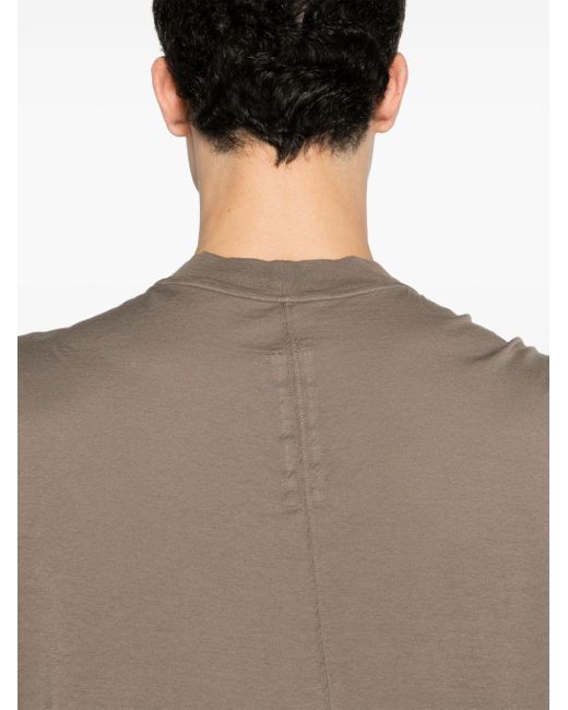 Rick Owens Brown Long-sleeve Cotton T-shirt for men