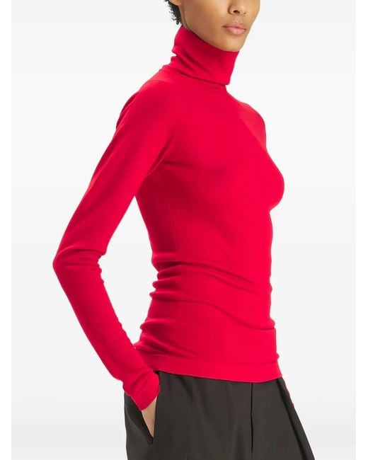 Barena Red Turtleneck Sweater