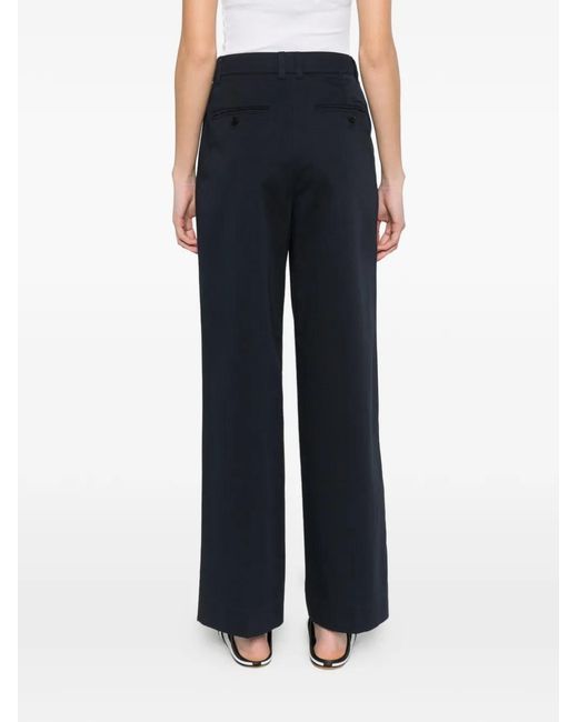 DUNST Blue Pleated Tailored Trousers