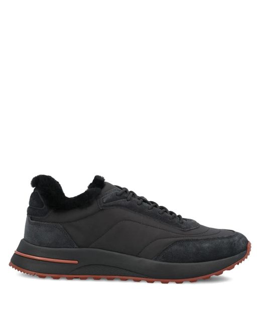 Loro Piana Black Week End Walk Sneakers for men