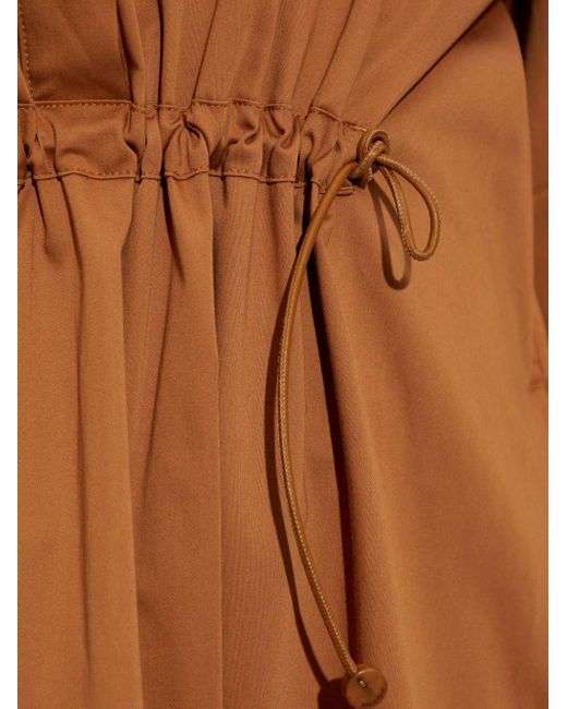 Vestido camisero con cordones Max Mara de color Brown