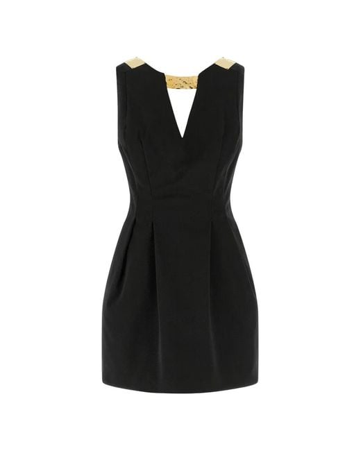 Elisabetta Franchi Black Mini Dress