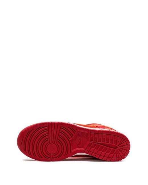 Nike Red Dunk Low "atl" Sneakers