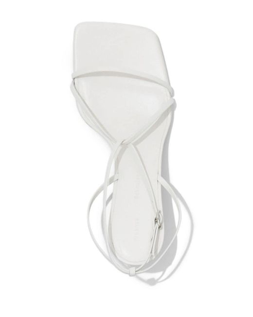 Proenza Schouler White 60mm Square-toe Leather Sandals