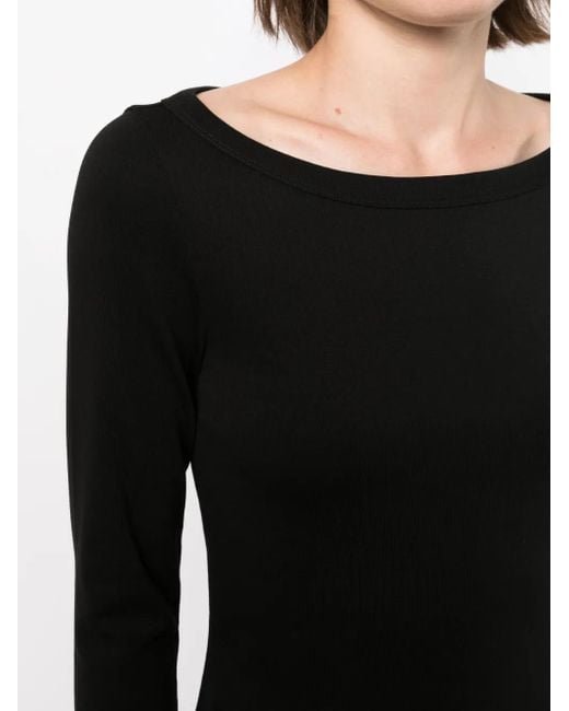 Flore Flore ロングtシャツ Black