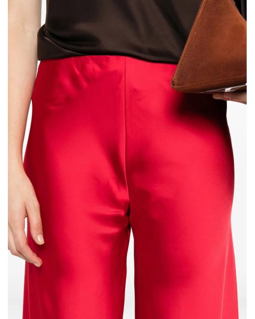 Norma Kamali Elephant ワイドパンツ Red