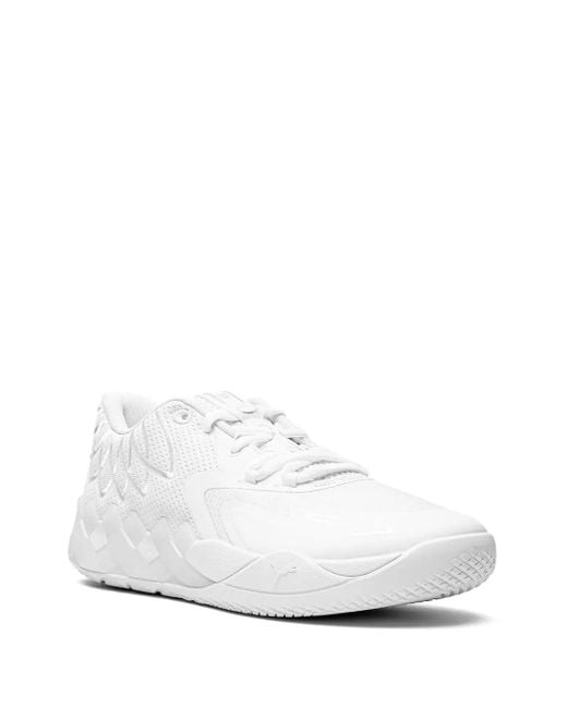 PUMA White Mb.01 Low "Triple" Sneakers