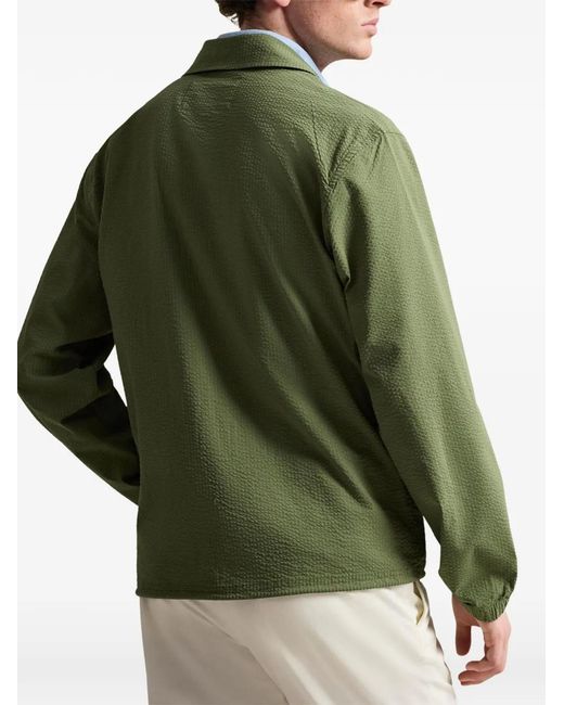 Polo Ralph Lauren Green Textured Coach Jacket for men