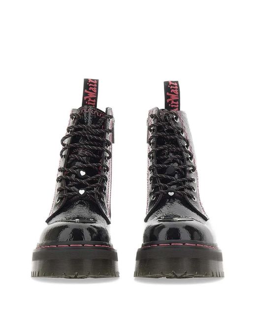 Dr. Martens Black Jadon Tp Distressed Patent
