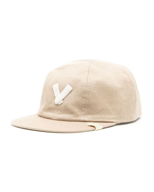 Visvim Natural Logo-patch Flat-peak Cap for men