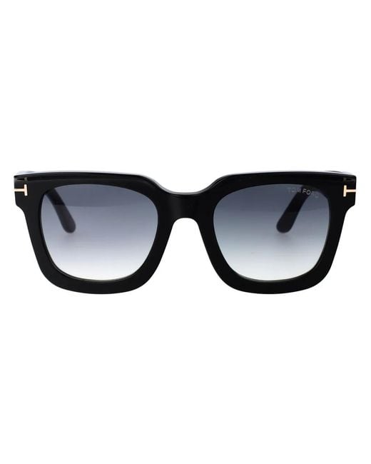 Tom Ford Black Ft1115 Square-Frame Sunglasses