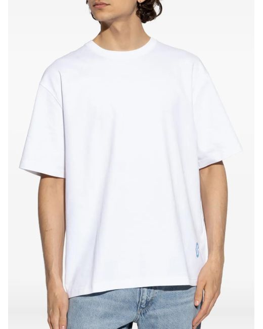 Samsøe & Samsøe White Saswirl T-Shirt for men