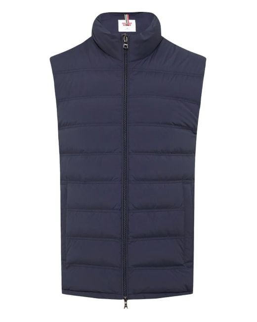 Orlebar Brown Blue Hopper Puffer Gilet for men