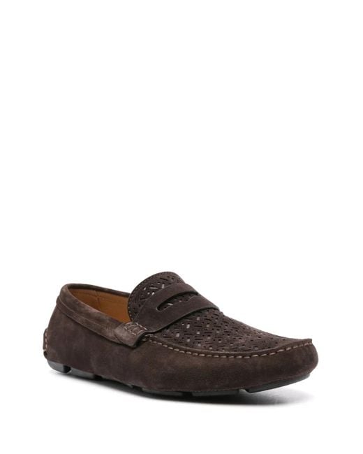 Giorgio Armani Brown Driver Shoe for men