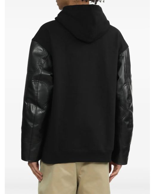 Junya Watanabe Black X Patta Logo-Print Cotton Hoodie for men