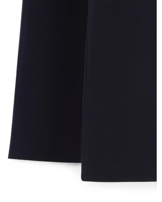 Peserico Blue Elasticated-Waistband Tailored Trousers