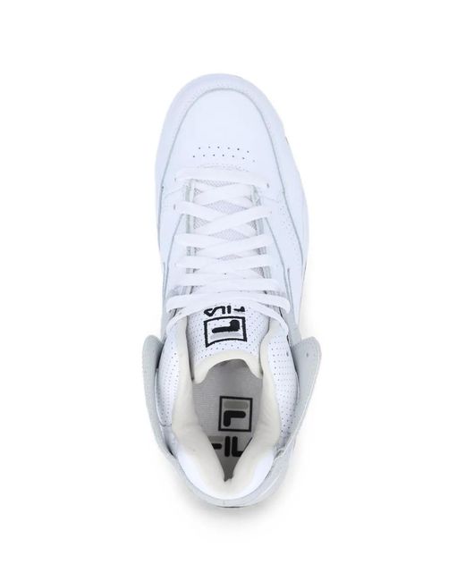 Fila White M-Squad High-Top Sneakers for men