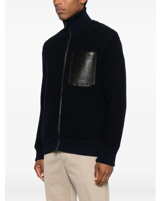 Brioni Black Chest-Pocket Jacket for men