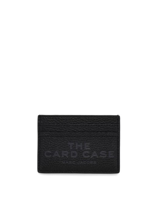 Porte-cartes en cuir à logo imprimé Marc Jacobs en coloris Black