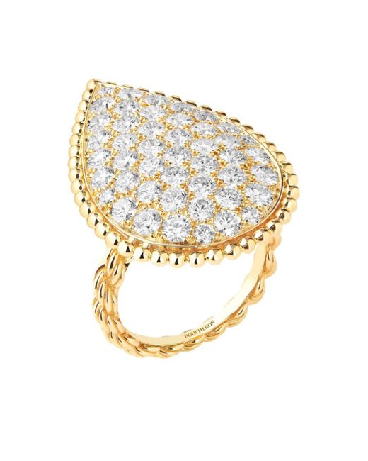 Boucheron Metallic 18kt Recycled Gold Serpent Bohème Diamond Ring