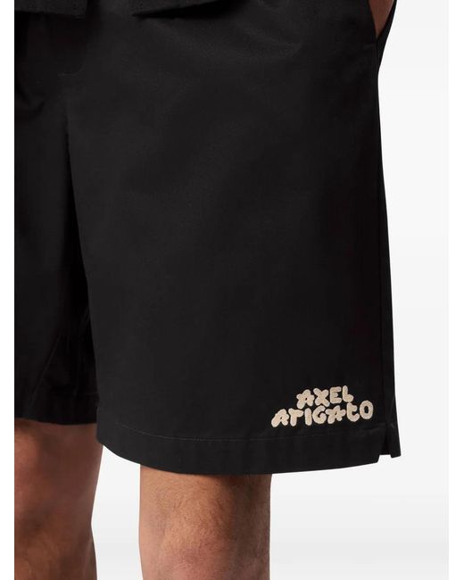 Axel Arigato Black Heath Logo Shorts for men
