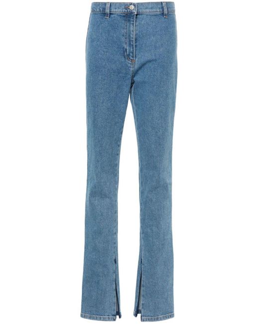 Magda Butrym Slim-fit Jeans in het Blue