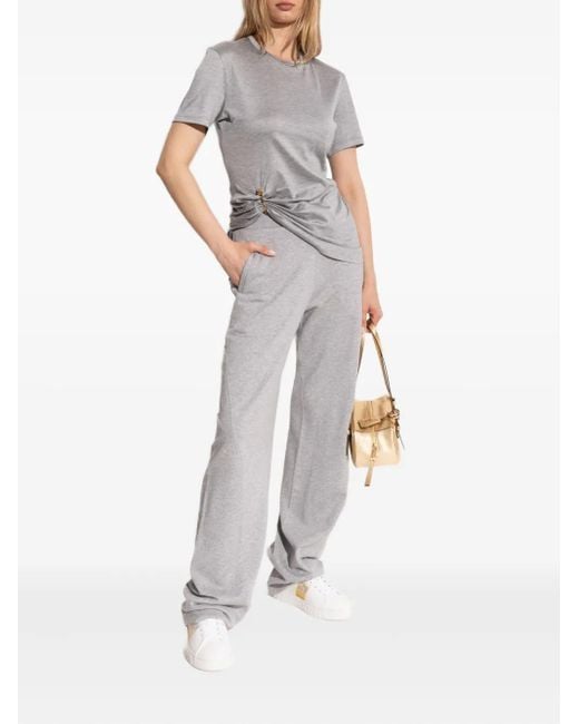Versace Gray Wide-Leg Sweatpants