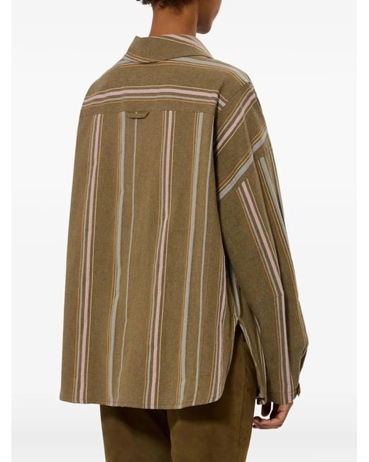 Isabel Marant Natural Rasmia Striped-Pattern Jacket