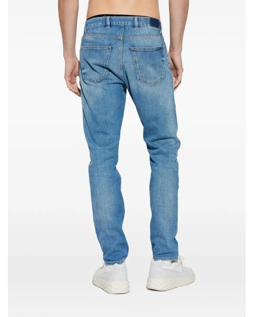Eleventy Blue Five-Pocket Denim Jeans for men