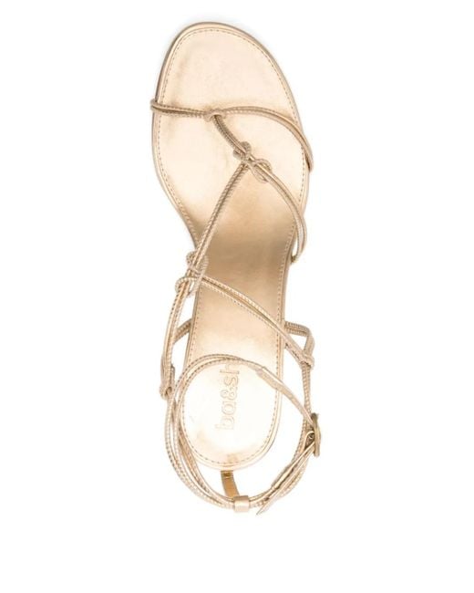 Ba&sh White 80Mm Knotted Leather Sandals