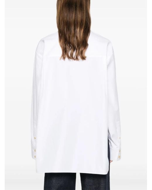 Khaite White Pocket Shirt