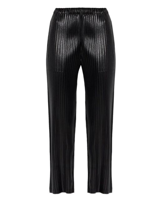 Issey Miyake Black Pleated Trousers