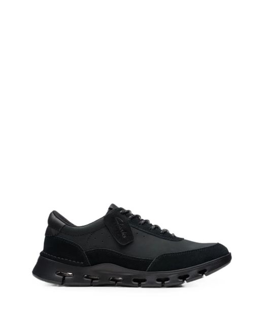 Clarks Black Nature X One Lace-Up Sneakers for men