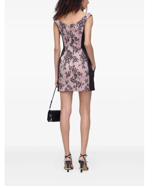 Marc Jacobs フローラルレース パネル ドレス Black